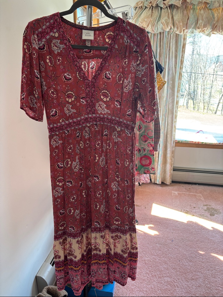 Knox Rose Rose Pink Paisley Maxi Dress
